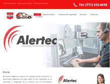 Tablet Screenshot of alertec.com.mx